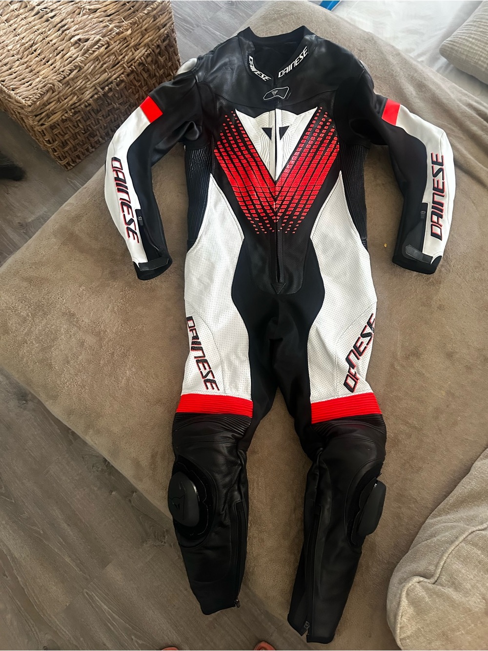 Custom LAGUNA SECA 6 - PERFORATED ONE-PIECE LEATHER RACING SUIT